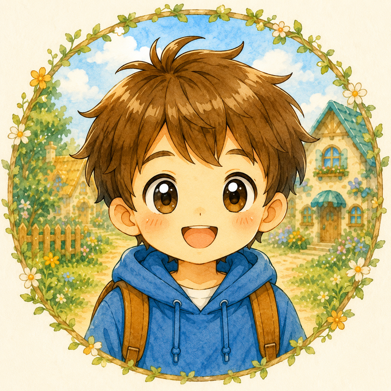 おうちホメ塾のキャラクター、ホメオくん
