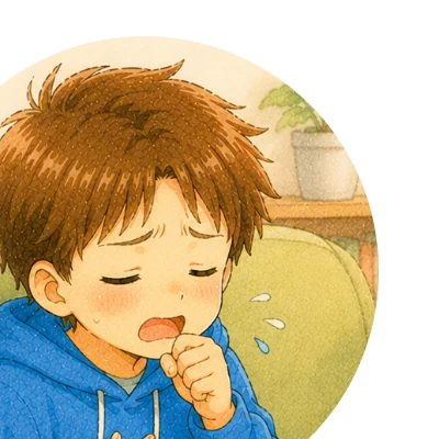 咳のイメージ
