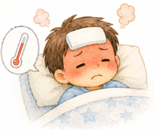 発熱・炎症のイメージ